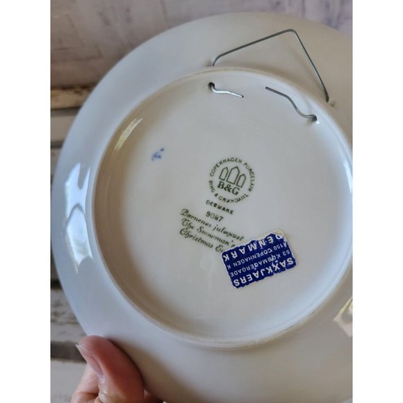 B&g snowman's‎ Christmas Eve 9087 1987 snowman blue - Picture 2 of 3